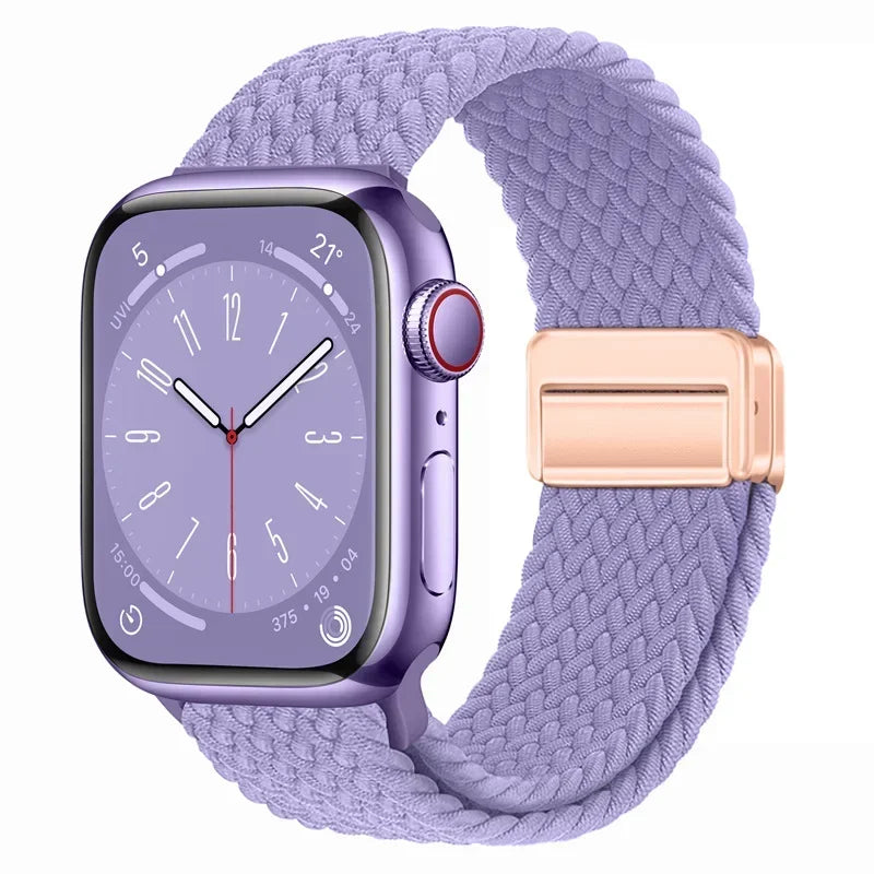 Nylon strap For Apple watch 11 10 42mm 46mm 9 8 7 45mm 41mm Ultra 3/2/1 49mm Magnetic wristband For iWatch 6 5 4 3 SE 44mm 40mm