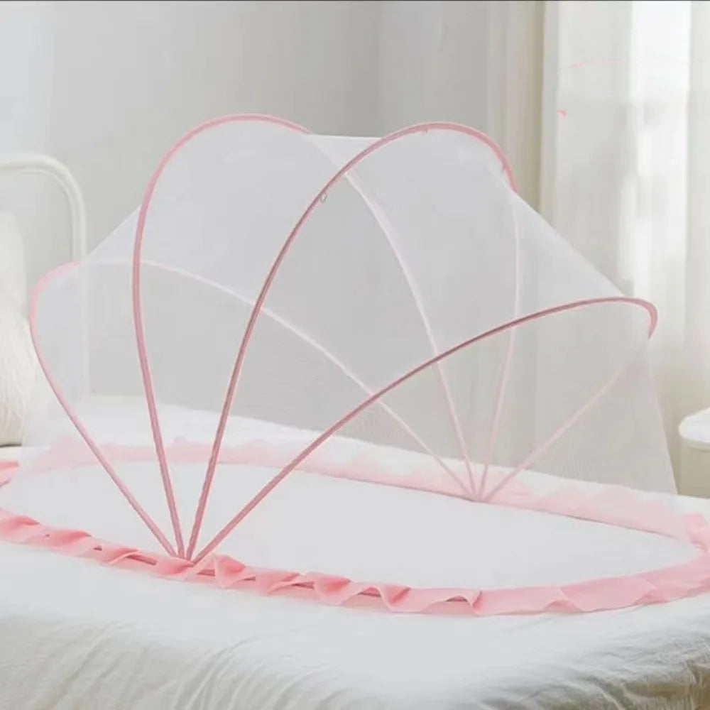 New Foldable Bed Mosquito Net Baby Accessories Undecided Baby Canopy Yurt Plastics Sunshade Mosquito Cover