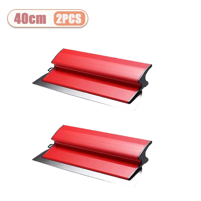 1-4PCS 25cm/40cm Stainless Steel Scraper for Wall Plastering Leveling Tool Putty Knife Wall Finishing Trowel Home Accessories