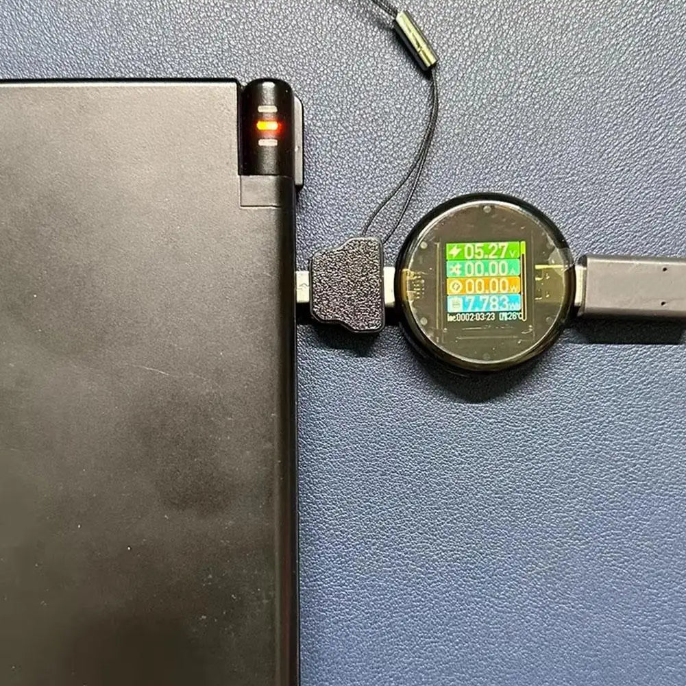Charge Converter For Ndsi/2ds/3ds Converter Type C Charging Cable Adapter Support C To C  A To C With Lanyard Holes Easy Use