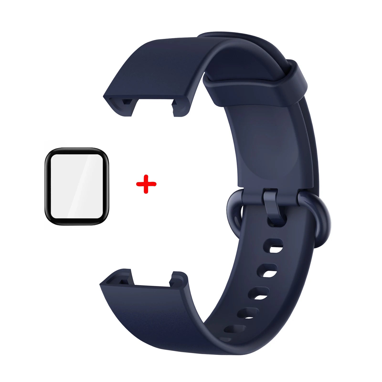 Silicone Straps for Redmi Watch 2 Lite Poco Watch Replacement watchband Bracelet for Xiaomi Watch Lite With Screen Protector