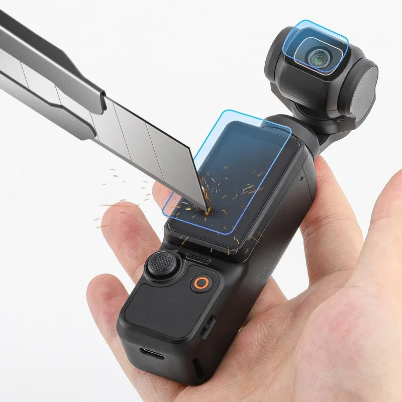 Tempered Glass Flim for DJI OSMO Pocket 4 Anti-Scratch Lens Film Screen Protector Protective  Cover for DJI Osmo Pocket 4 3
