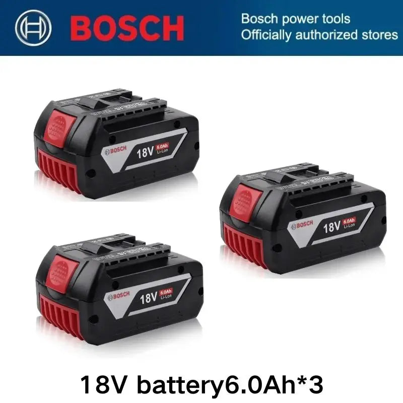 100% Origineel Bosch 18V Batterij 6000mAh, Draadloos Gereedschap Accu BAT609 BAT618 GBA18V80 Li-IonBattery
