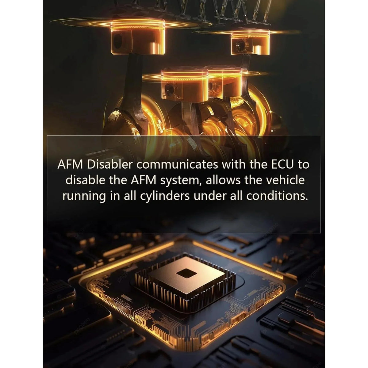 AFM DFM Disabler Active Fuel Management Delete for GM Motors V6 & V8 5.3 4.3L 5.3L 6.0L 6.2L Chevy GMC Yukon Cadillac