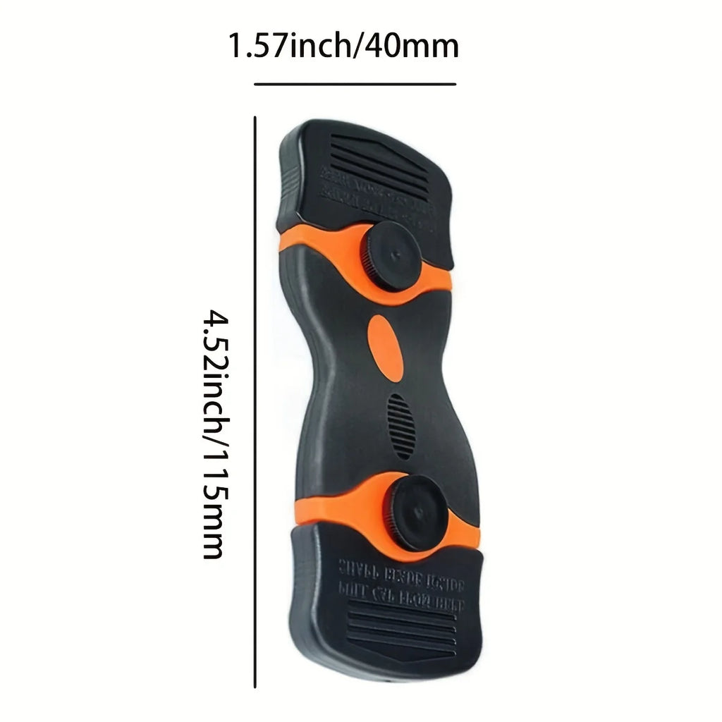 21pcs Razor Blade Scraper Double Edge Razor Scraper Remover Tool with Razor Blades for Labels Stickers Decals Removal Tint Vinyl