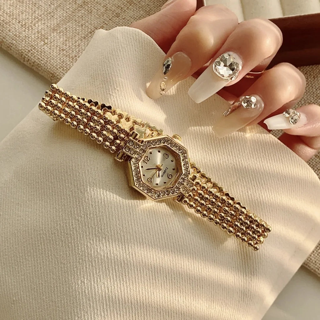 Women Watches Top Brand Luxury Wristwatches Ladies Fashion Gold Bracelet Watch Female Elegant Clock Women Montre Femme