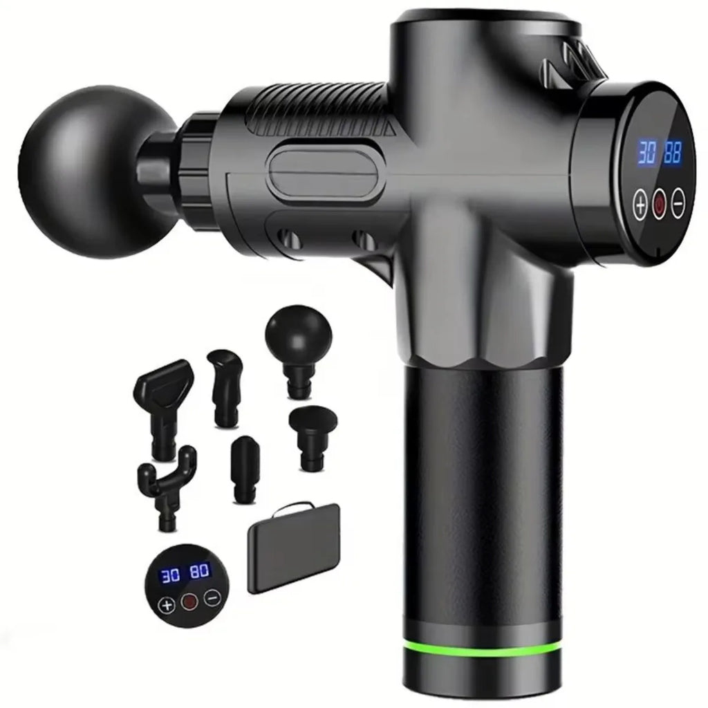 Deep Muscle Massage Gun Portable, Fascia Vibration Gun for Body Neck Back Relaxation, Fitness Slimming Tool