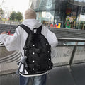 Backpack men and women cool backpack leisure junior high school students backpack personality skateboard
