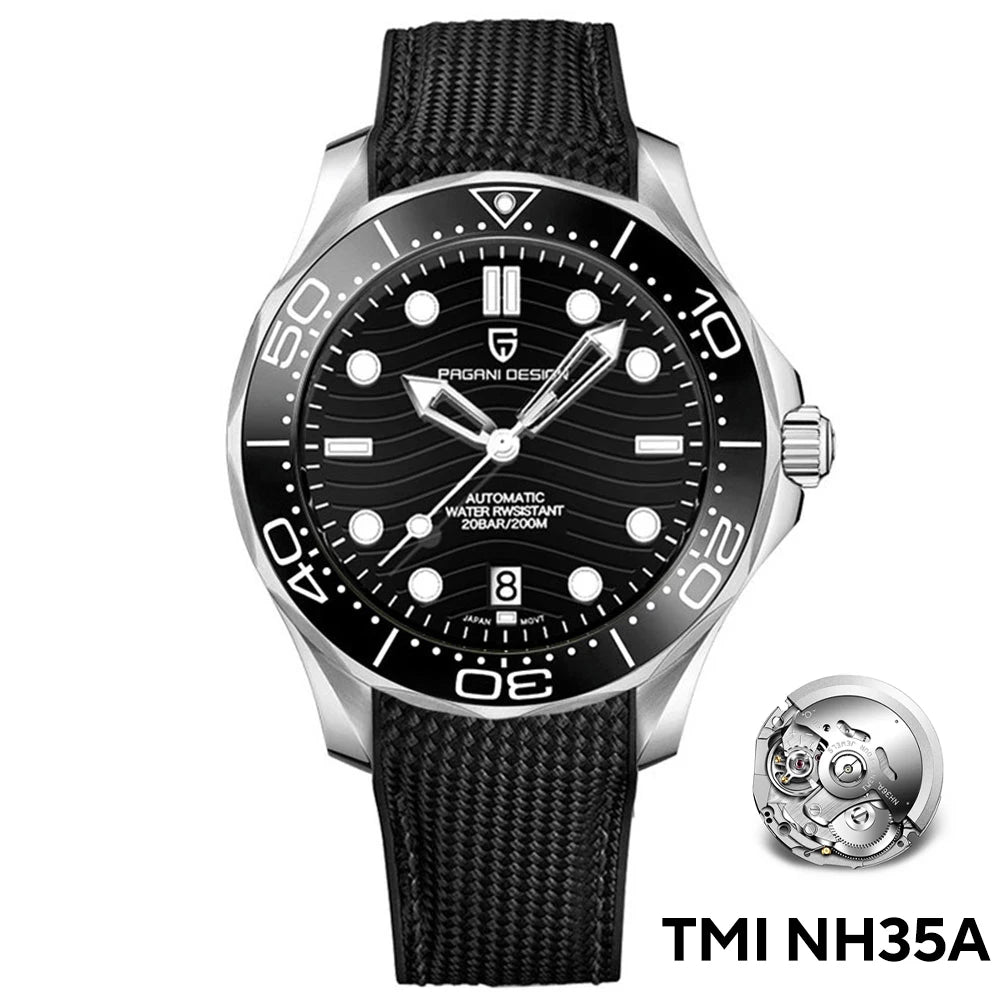2025 New PAGANI DESIGN PD1685 Men's Watches Mechanical Wristwatch For Men Automatic Watch Men Japan NH35A 20Bar Waterproof Clock