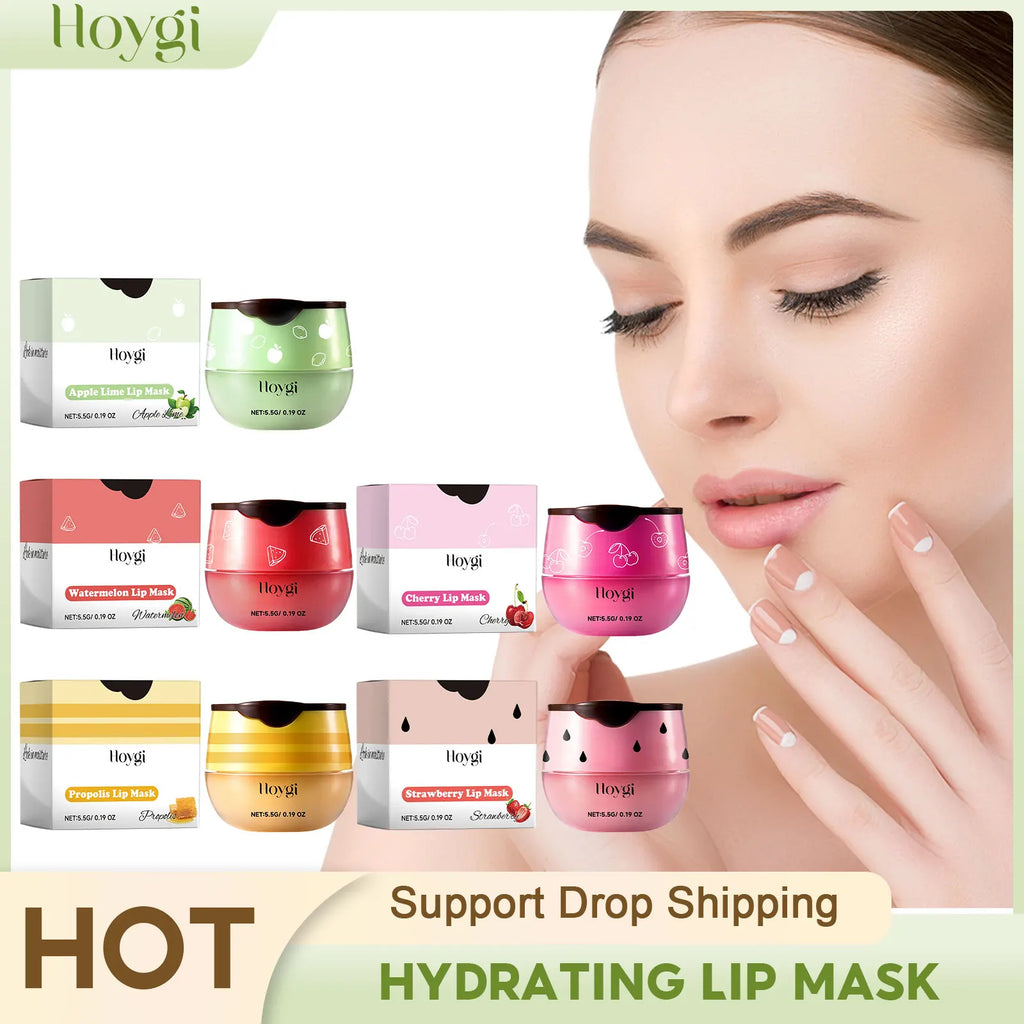 Lip Mask Fade Lip Lines Remove Dead Skin Anti-cracking Dryness Peeling Repair Plumper Bleach Nourish Moisturizing Lip Care Cream