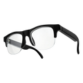 Smart Glasses Wireless Bluetooth Sunglasses Built-in Microphone Speakers Touch & Voice Assistant Compatible Glass for Men Women
