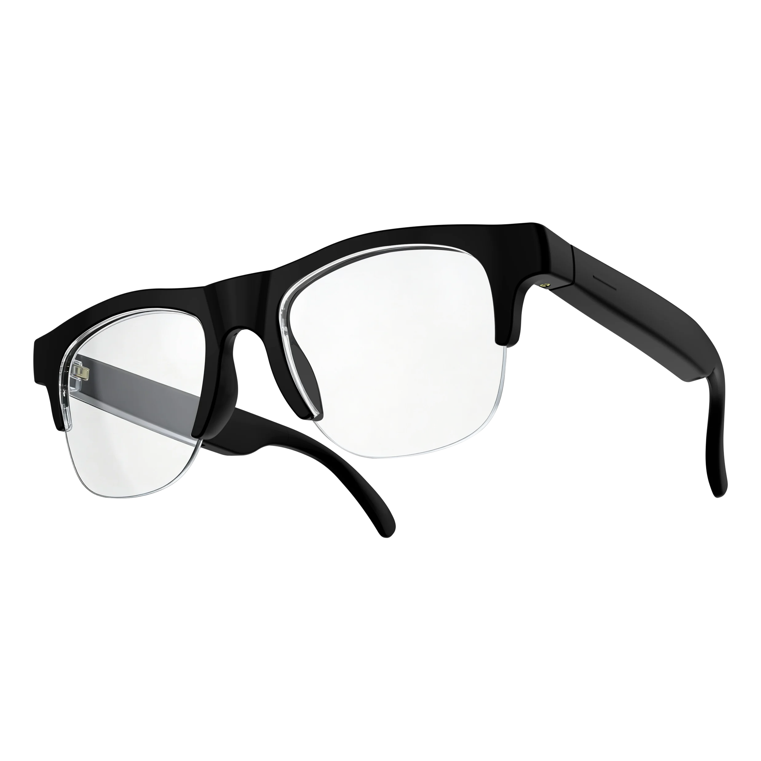 Smart Glasses Wireless Bluetooth Sunglasses Built-in Microphone Speakers Touch & Voice Assistant Compatible Glass for Men Women