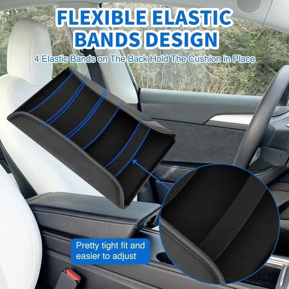 Nilight Center Console Cover Pad for Tesla Model 3 Tesla Model Y Accessories Armrest Cover for Car Middle Console Cushion Cover