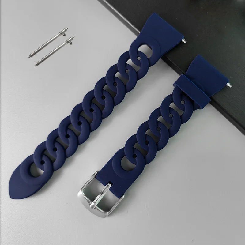 20mm strap For Samsung Galaxy watch 4/4 classic/5 Pro/Active 2/3/Gear S3/amazfit bip 22mm bracelet Huawei watch GT 2/3 Pro band