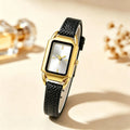 Simple Fashion Casual Women Fashion PU Leather Rectangle Quartz Watches