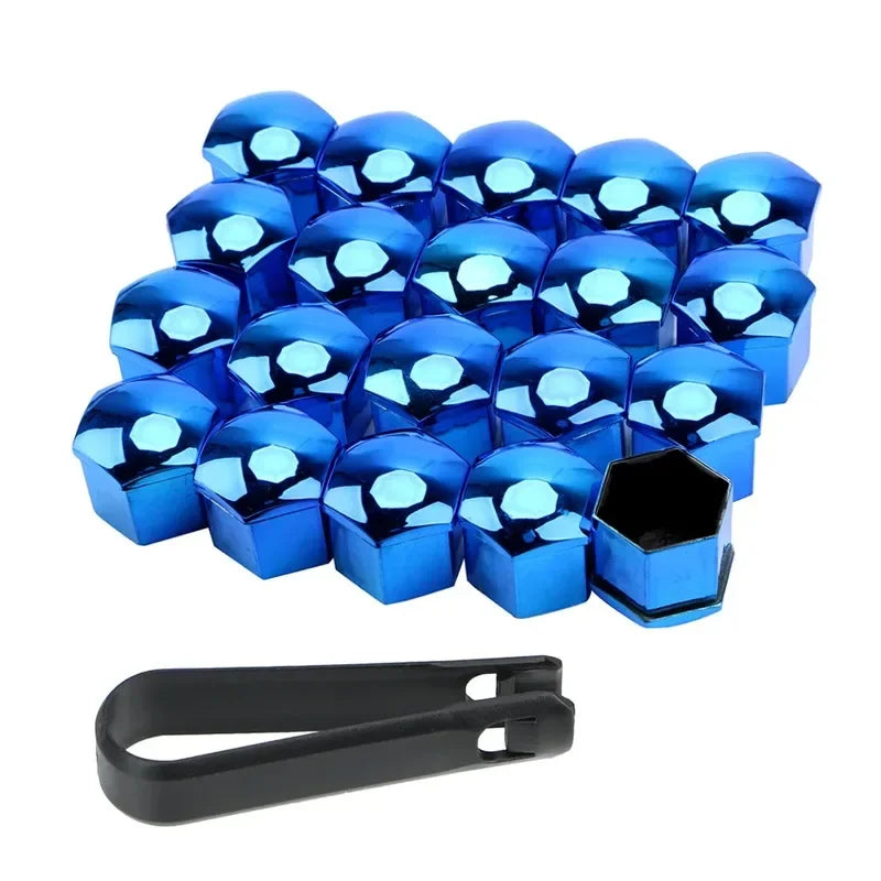 17/21/19mm 20PCS Car Wheel Nut Caps Protection Covers Caps Anti-Rust Auto Hub Screw Cover Car Tyre Nut Bolt Exterior Decoration