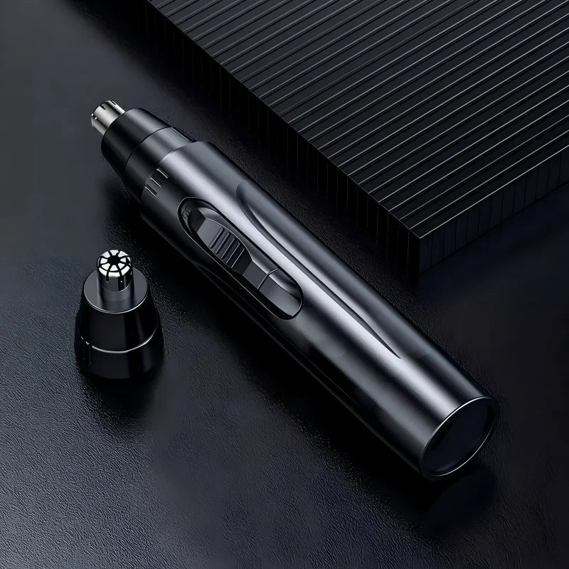1 PCS Black Electric Nose Hair Trimmer Ear and Nose Hair Trimmer Professional Painless Nose Hair Trimmer For MenAnd Women