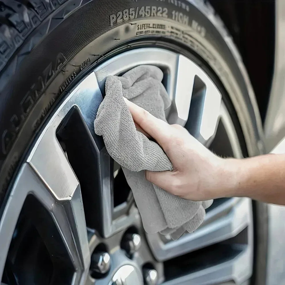 Thickened Ultra-Fine Fiber Cleaning Cloth, Without Lint, a Useful Absorbent Car Window Cleaning Towel