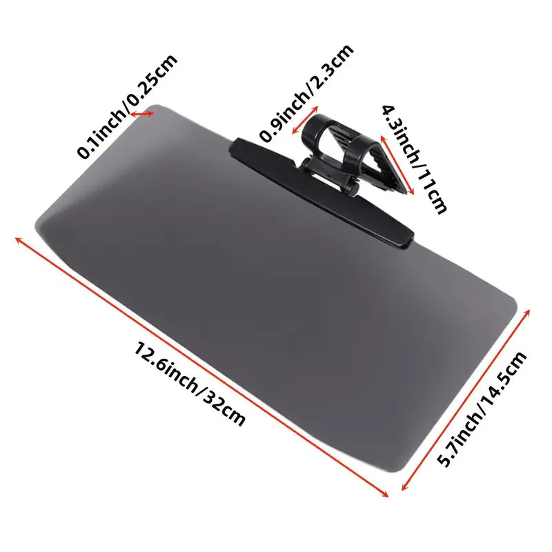 A Car Mounted Anti Glare Mirror, Anti UV Strong Light Vehicle Sunshade