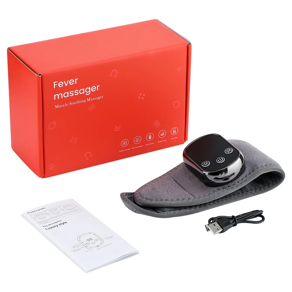 Electric Heating Wrist Massager 5 Levels Hot Compress 3 Levels Vibration Hand Massager Support WristBand Health Care Pain Relief