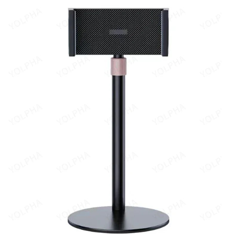 Tablet Stand Holder for ipad Height Adjustable Kindle Stand Stretch up down Monitor Stand for Desk Tablets Smartphone Round Base