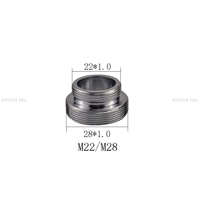 16 17 18 20 21 22 23 24 25 30mm Turn 22 Faucet Aerator Adapter Water Purifier Fittings Brass Kitchen Faucet Plumbing Accessories