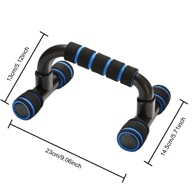 GYM Non-Slip H-Shaped Push Up Bar,Handles Home Fitness Equipment for Arm Chest Workout Anti-Skid Support Stand Fitness Sport 2pc