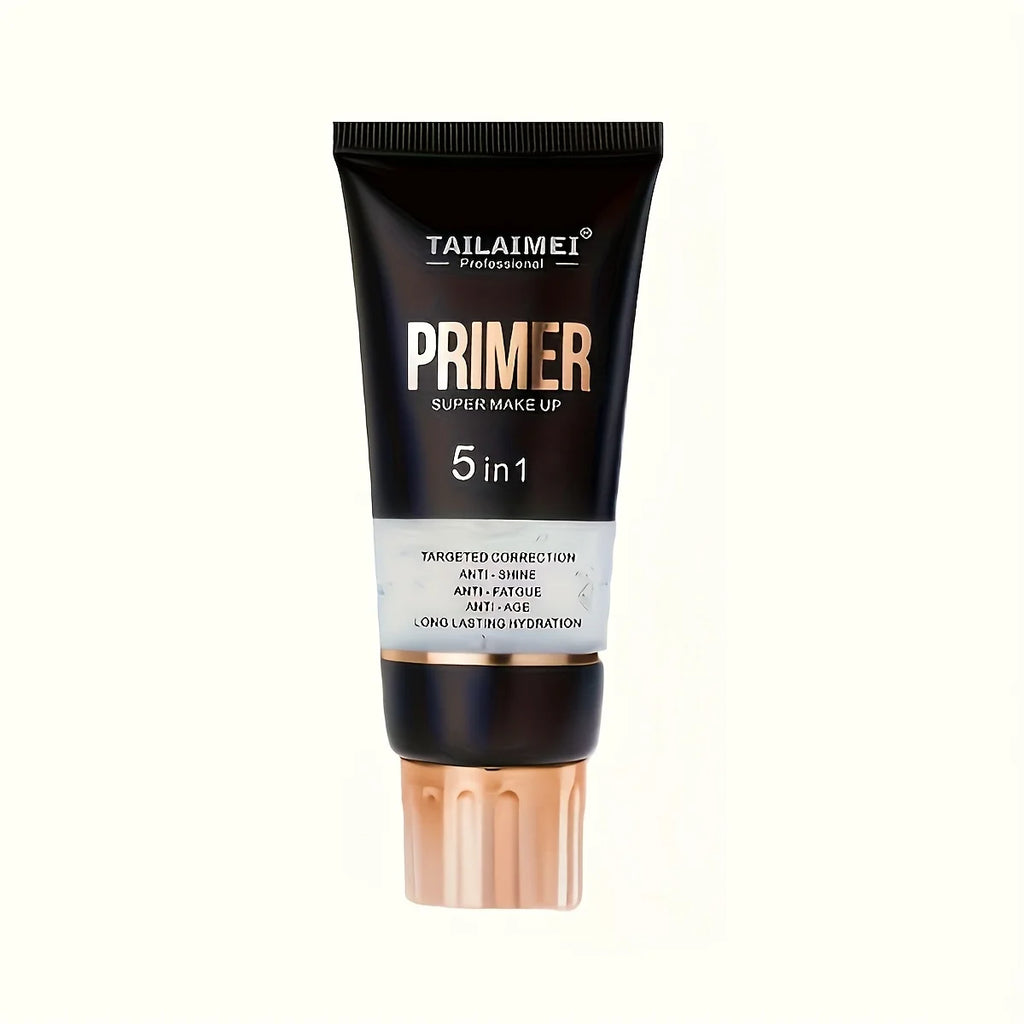 Waterproof Base Transparent Gel Makeup Primer - Full Coverage Matte Foundation With Color Retention, Natural Avocado And Rose Ex