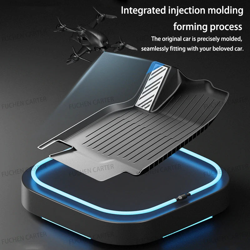 Car Floor Mats for Tesla NEW Model YL 2026 Car Four Seasons Waterproof Non-slip Floor Mat Trunk Mat TPE Special Car Accessories