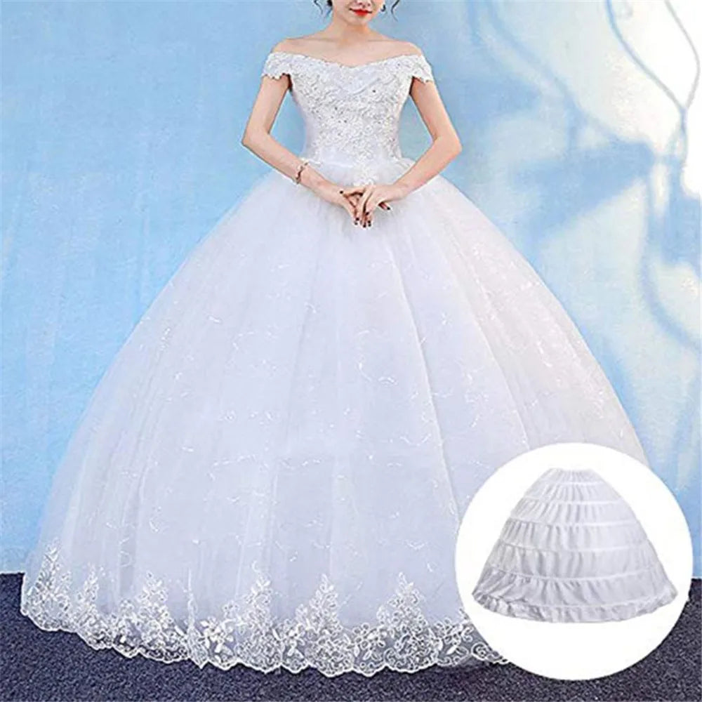 Petticoat Crinoline Slips Hoop Skirt Vintage Underskirt For Gown Dress Many Styles for Bridal Wedding