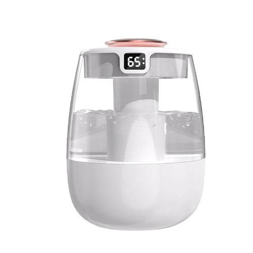 1.3L Dual-Nozzle USB Cool-Mist Humidifier with Night Light