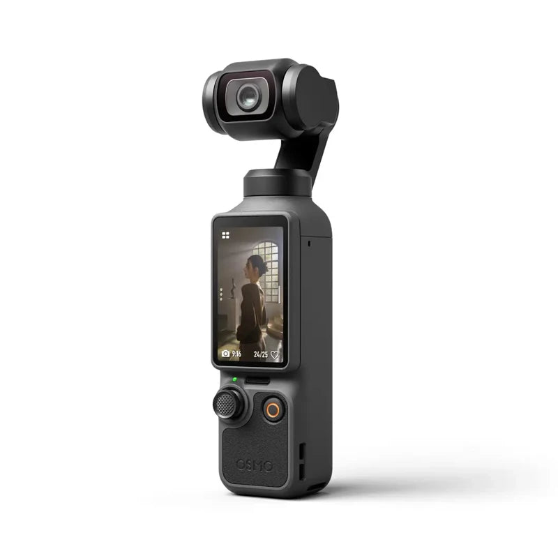 DJI Osmo Pocket 4 Camera 1" CMOS & 4K/240fps 2× Lossless Zoom 3-Axis Stabilization 107GB Built-In Storage & 800MB/s Transfer