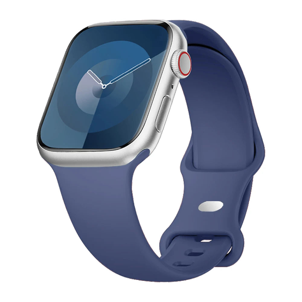 Strap for apple watch band 40mm 44mm 45mm 49mm 41mm 46mm 42mm silicone correas bracelet iwatch series 3 5 6 7 8 9 ultra 2 se 10
