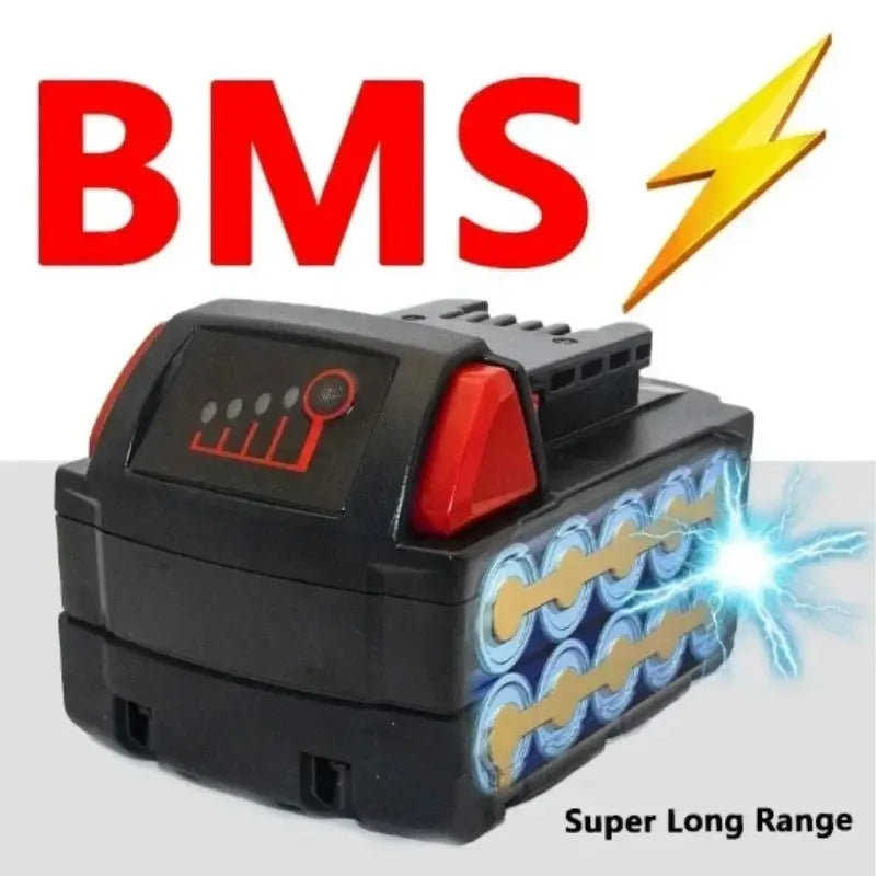 6.0Ah/9.0Ah/12.0Ah For Milwaukee M18 18V Replacement For Milwaukee M18B5 XC Li-ion battery 48-11-1815 2604-20 48-11-1850 charger