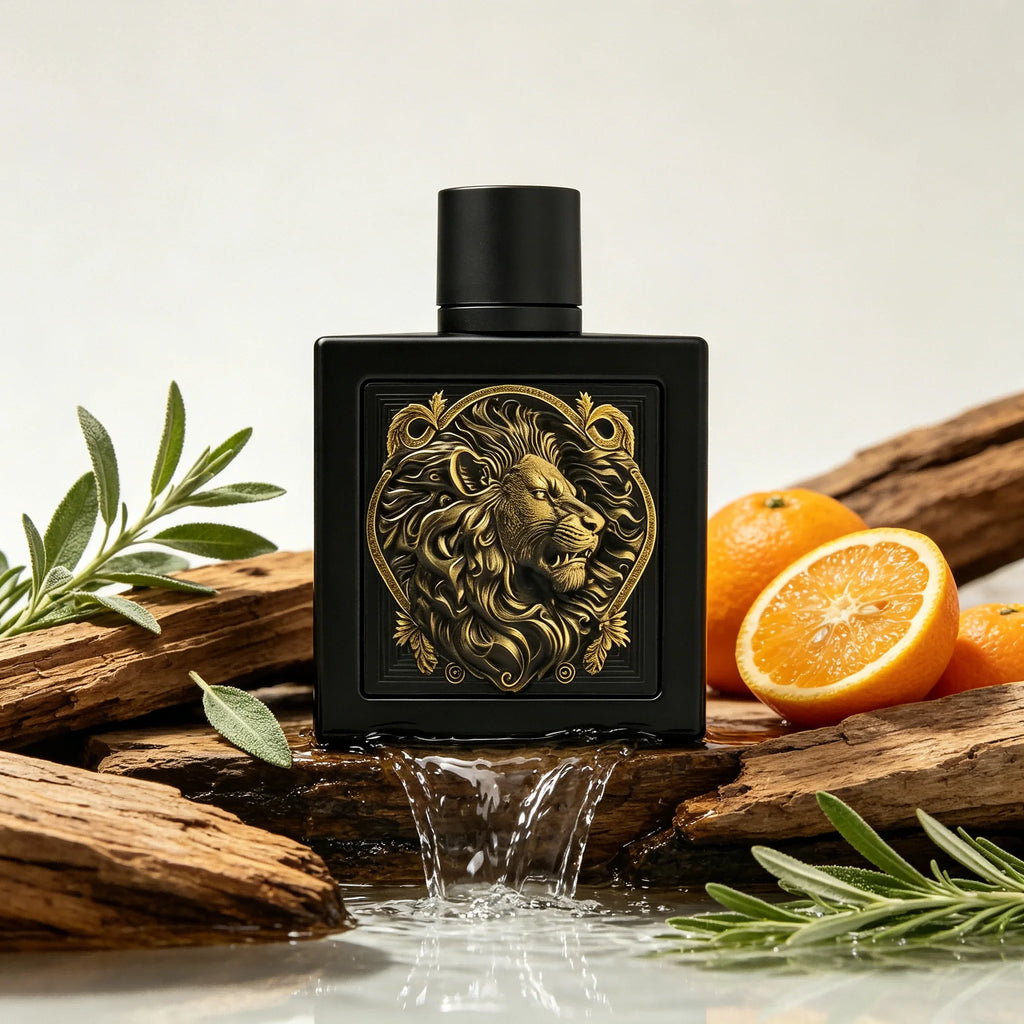 Rayhaan Lion Eau De Parfum Spray 3.4 Ounce for Men - Refreshing Sweet Warm Fragrance Long-lasting Suitable for Various Occasions
