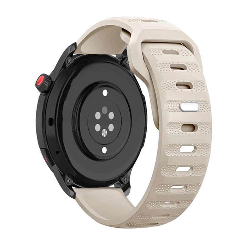 22mm 20mm Silicone Band For Huawei Watch 5/4/3/GT3-4-5-6 Pro 46mm Amazfit GTR 4/GTS 4 Breathable Belt Galaxy Watch 7/6/5/4 strap
