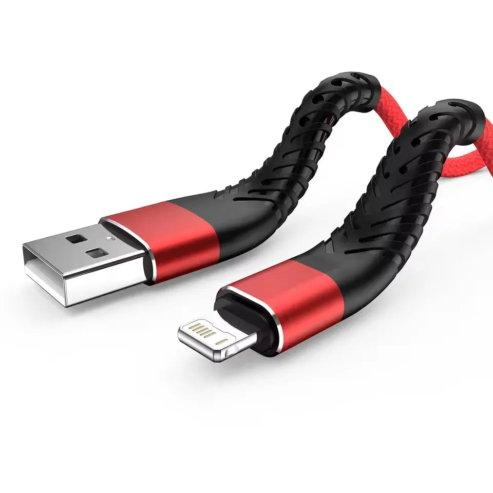 3A Fast Charging USB Cable for iPhone 14 13 12 11 Pro Max Xs X XR 6 6s 7 8 Plus iPad Mobile Phone Charger Cord Data Wire 2m 3m