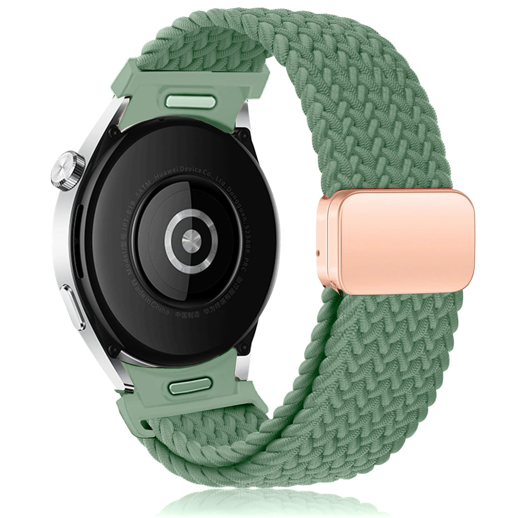 No Gaps Band For Samsung Galaxy Watch 6 4 classic/5 pro 47mm 43mm 44mm 40mm magnetic Braided bracelet Galaxy watch6 watch4 strap
