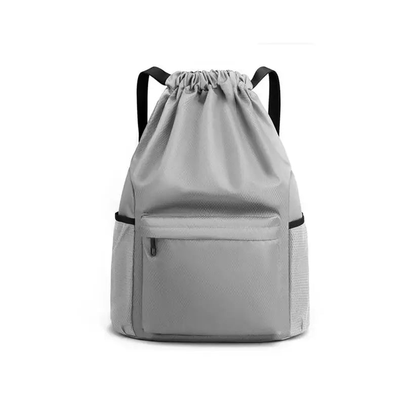 Sports Drawstring Backpack String Bag Sackpack With Large Capacity Gym Swim Beach For Women And Men To Hold Daily