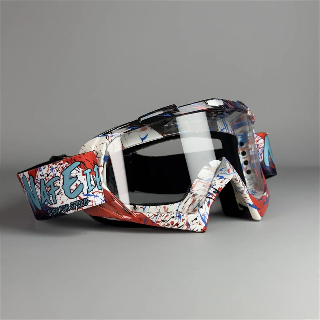 Latest Motorcycle Goggles for Men. Off-road Sunglasses. Safety Protection. MX Night Vision Helmet Visor. Retro Driving Glasses.