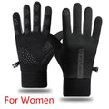 Winter Gloves Men Women Cycling Bike Non-slip Thermal Fleece Cold-Resistant Wind Waterproof Warm Outdoor Running Skiing Mittens