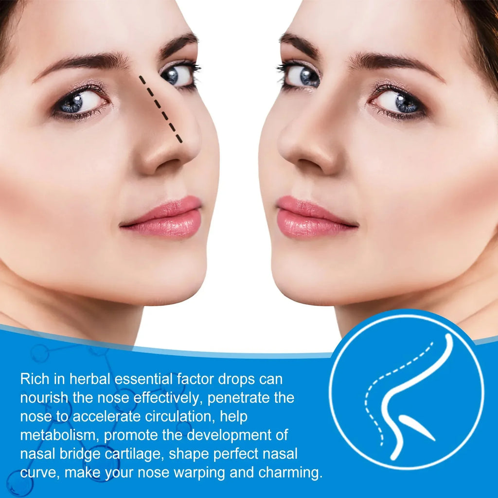 Nose Lifting Essential Oil Lift Up Heighten Rhinoplasty Care Beauty Nose Beautiful Shaping Nosal Bone Remodeling Massage Essence