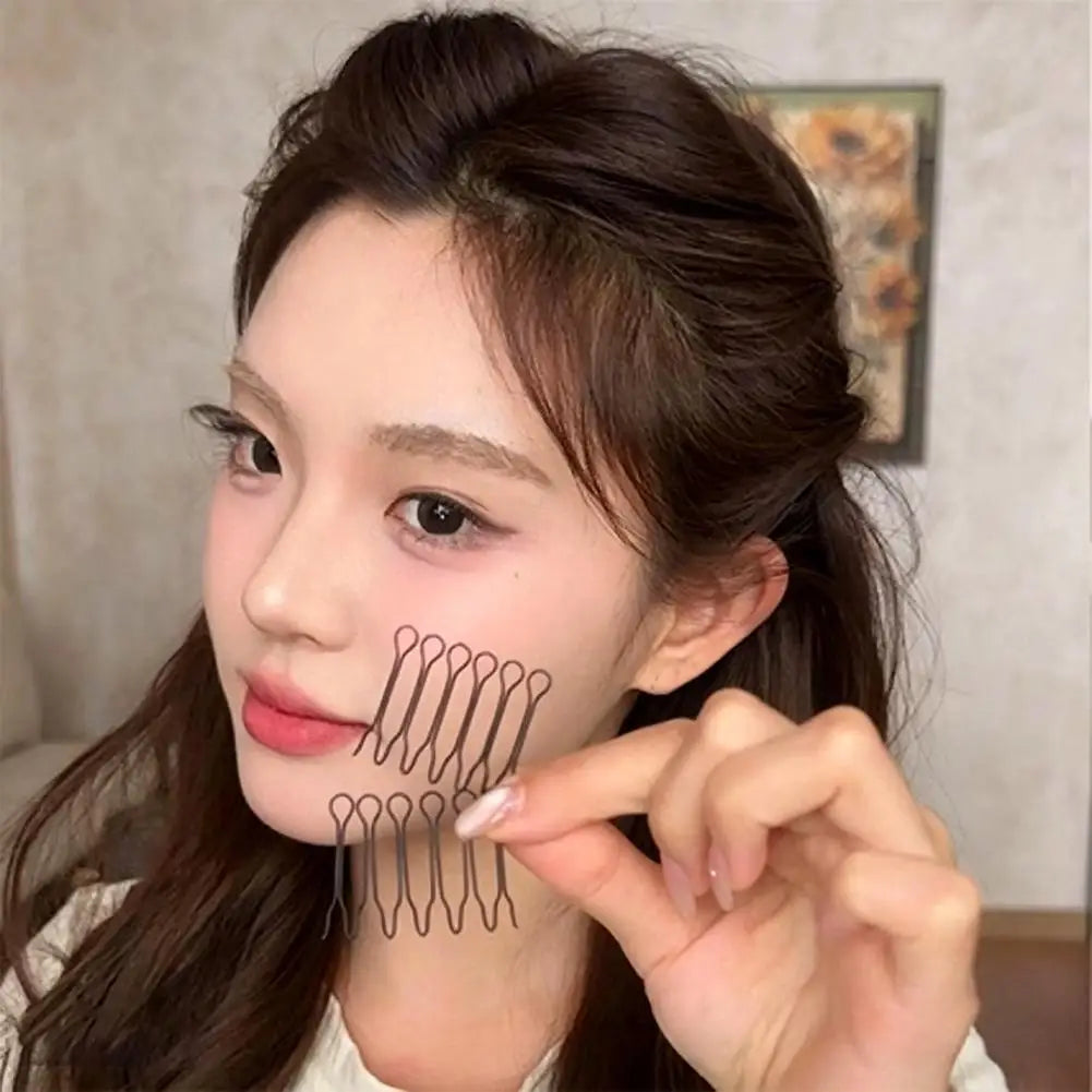 10/20pcs Invisible Broken Hair Hairpin Styling Accessories Bang Fixed Insert Comb Women Adult Tiara Tools Roll Curve Needle Gift