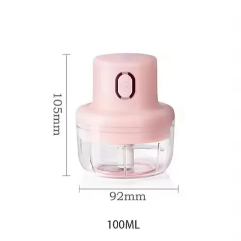 New model multi-functional fully automatic food processor, wireless electric meat grinder, home kitchen garlic crusher