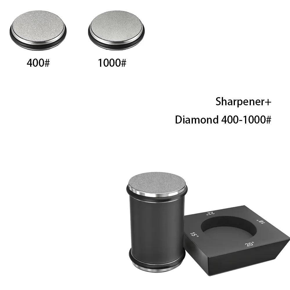 4 Angles Rolling Knife Sharpener Kit For Straight Edge Roller Knife Sharpening With Industry Diamonds Whetstone Chef Knife Set