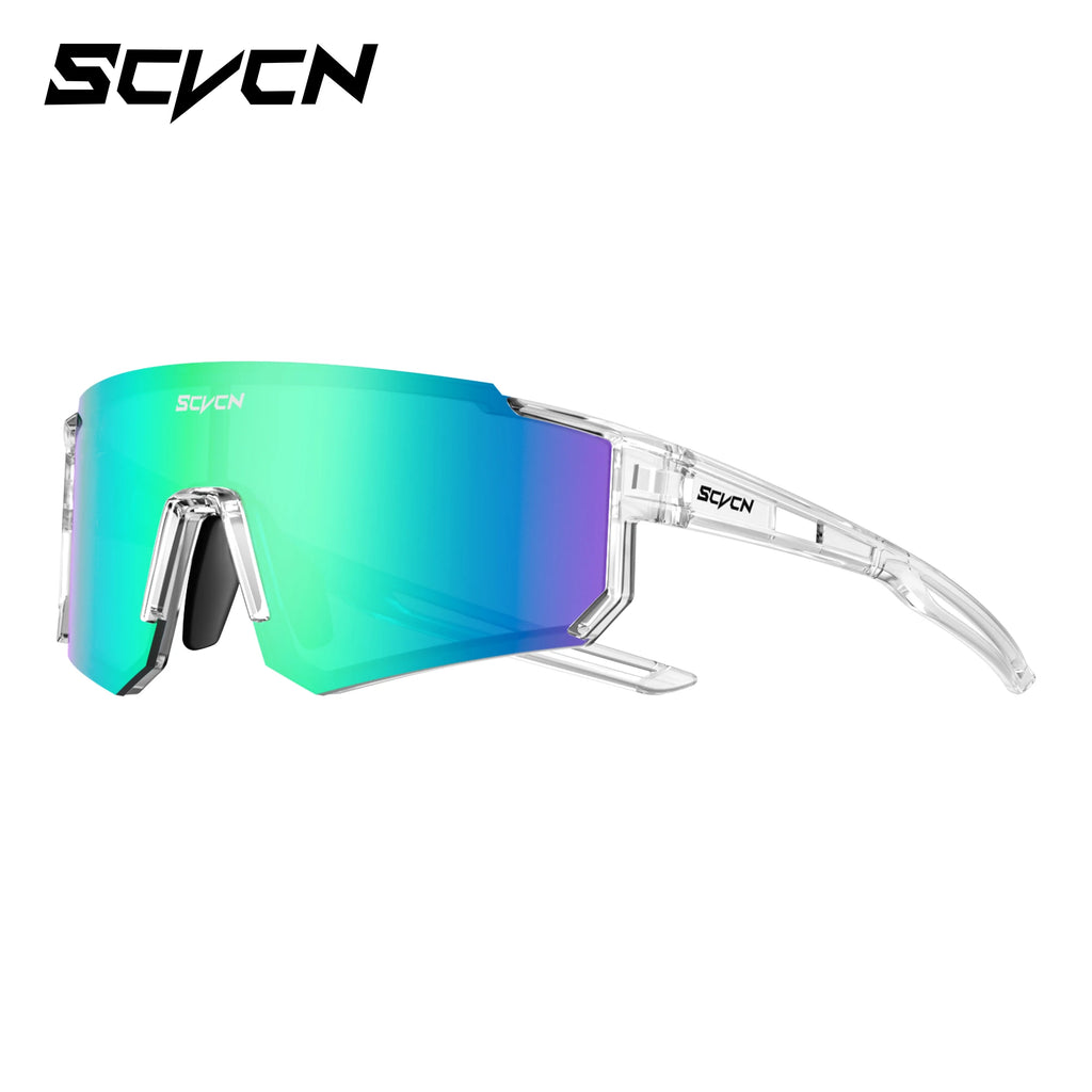 SCVCN Fashion Cycling Glasses Bike Baseball Sunglasses for Men UV400 Sports MTB Outdoor Goggles Bicycle Women Sunglasses Riding