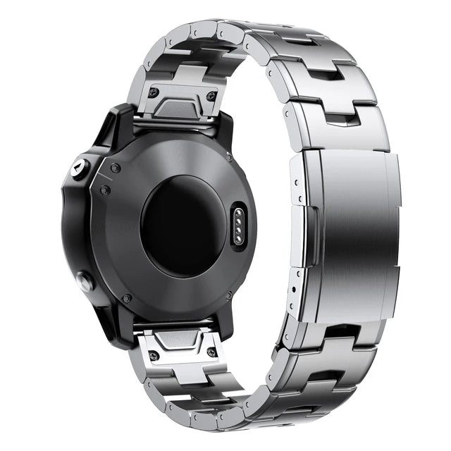 Garmin 22mm 26mm Quick Fit Titanium Metal Watch Band Bracelet For Fenix 7X 7 6X Pro 5X Plus/ Instinct/Epix Strap Wristband