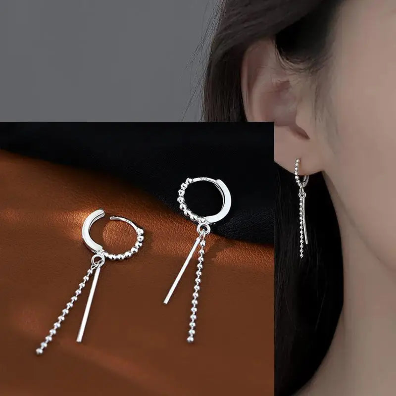 925 Sterling Silver Star Earring for Women Girl Personal Originality Trend Hip Hop Neutral Jewelry Gift Dropshipping