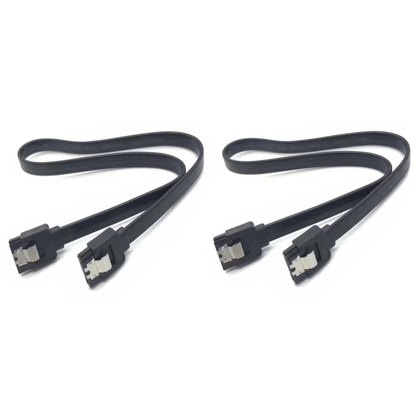 1-10PCS SATA Cable 6Gbps, sata 3 Cable, HDD ssd Data Cable, 7 pin SATA III Cable with Locking Latch for Hard Drives sata HDD/SSD