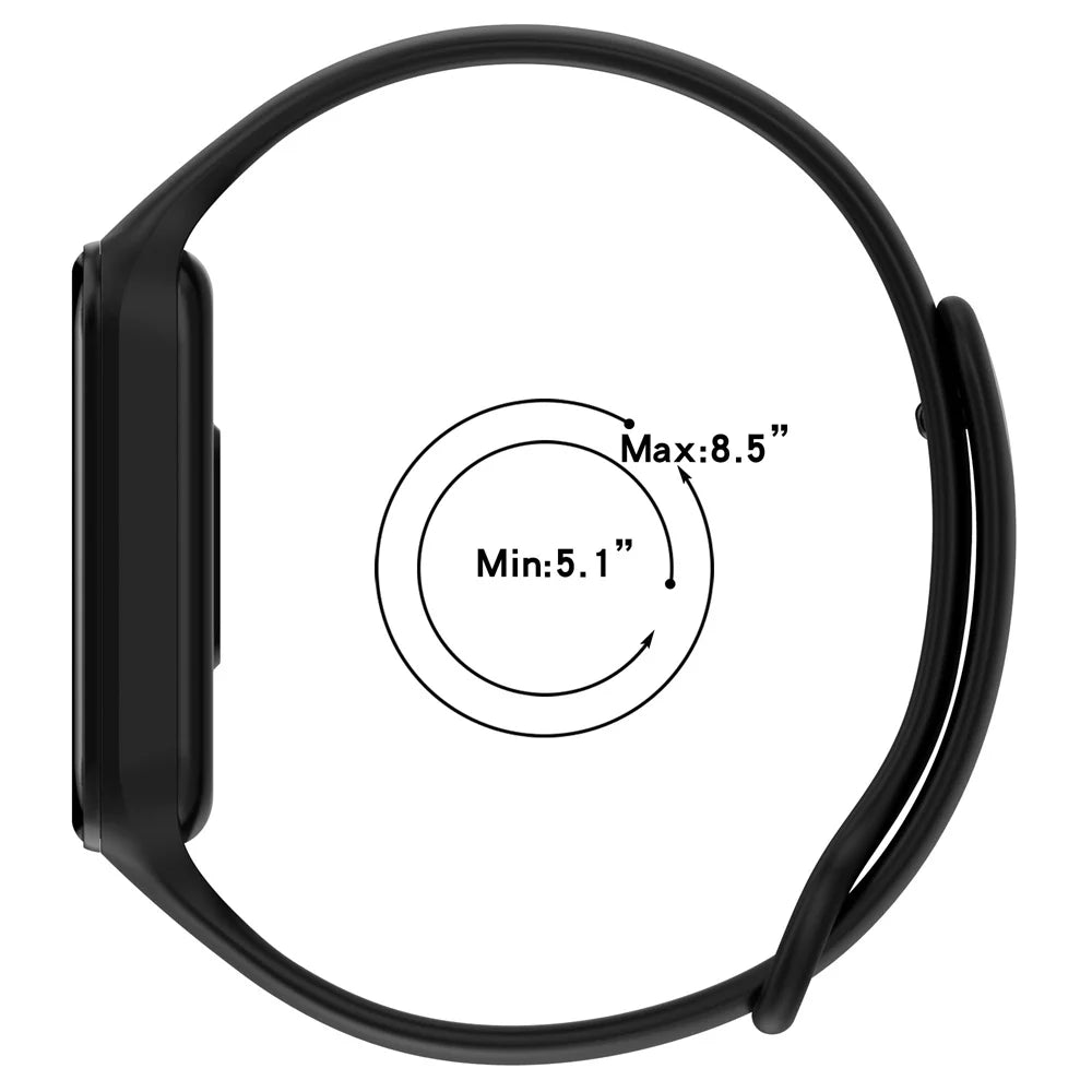 Fashion WatchBand For Redmi Band 2 SmartWatch Strap Wristbands Bracelet For Xiaomi Band 8 Active Correa WristBand Accessories